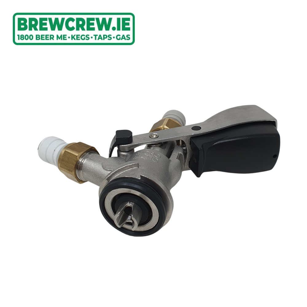 TRADE STOCK Micromatic S Type Keg Coupler (Includes Brass Fittings