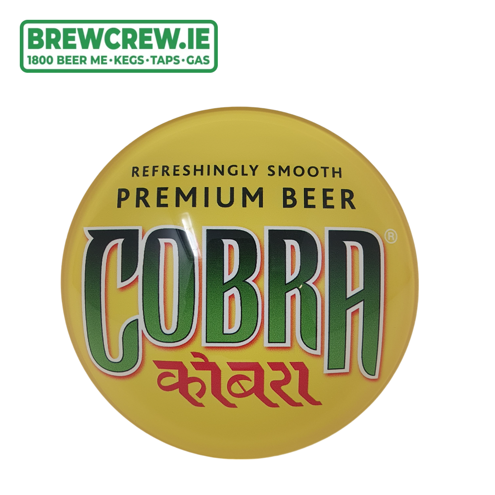 Cobra Beer - Branded Fish Eye - Round Lens Badge