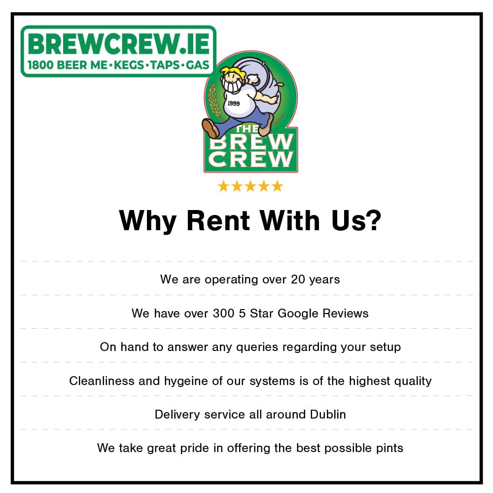 RENTAL Triple Beer Tap with Cooler, Gas, Reg Complete System Brew