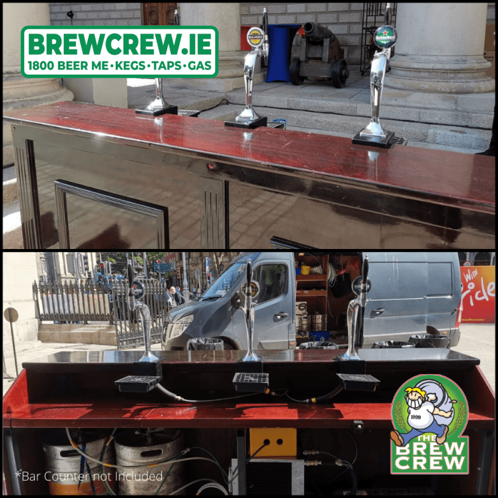 RENTAL Triple Beer Tap with Cooler, Gas, Reg Complete System Brew