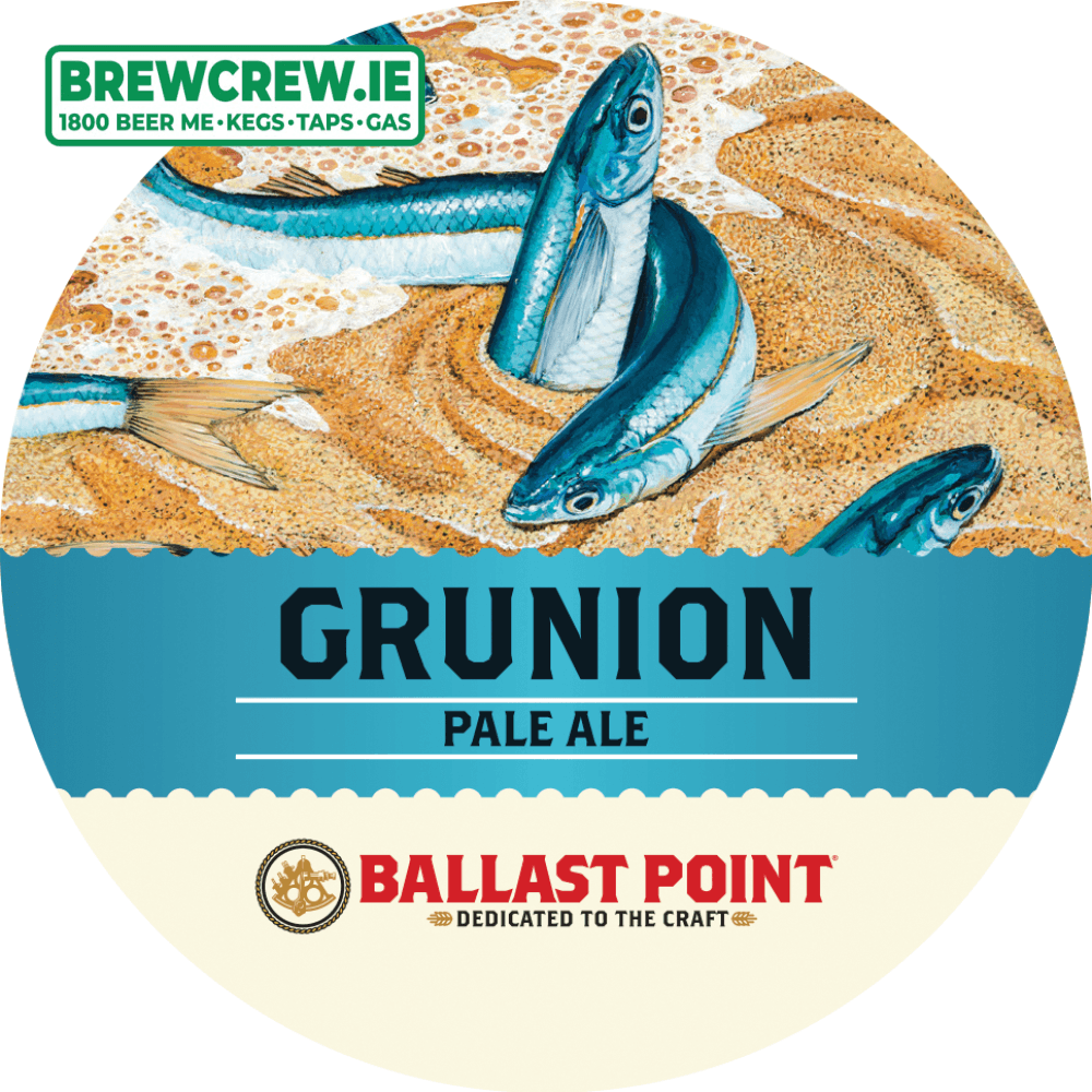 Ballast Point Grunion Pale Ale 5.5 ABV 30L KEG (53 PINTS) Brew