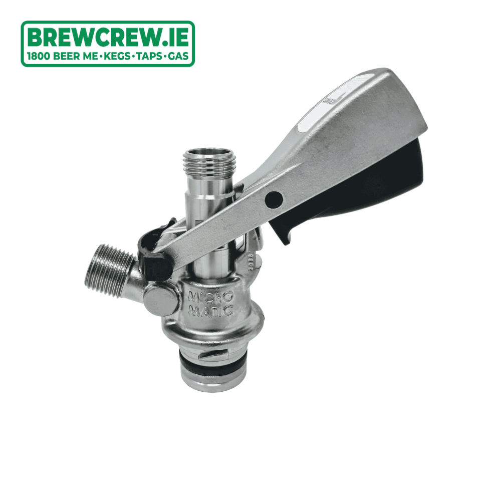 Micromatic U Type Keg Coupler Tapping Head Brew Crew Kegs