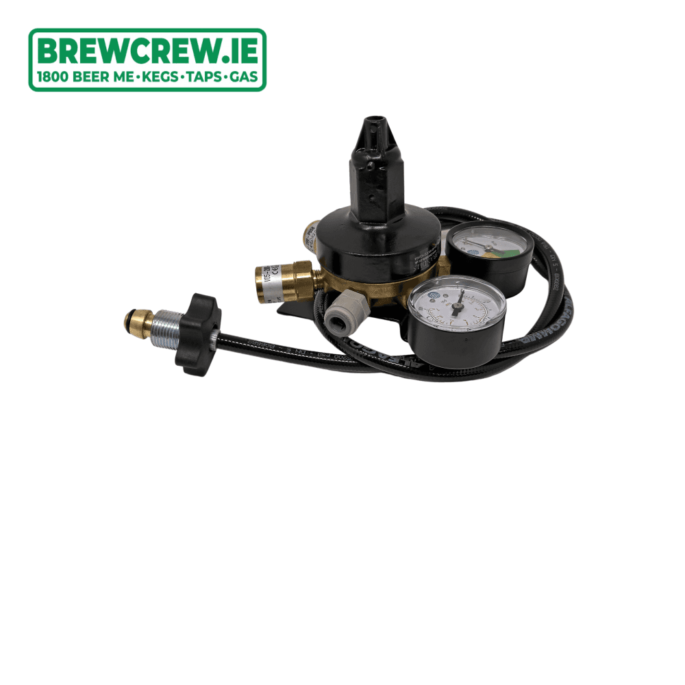 Mixed Gas Primary Regulator Wall Mounted Dual Gauge Re