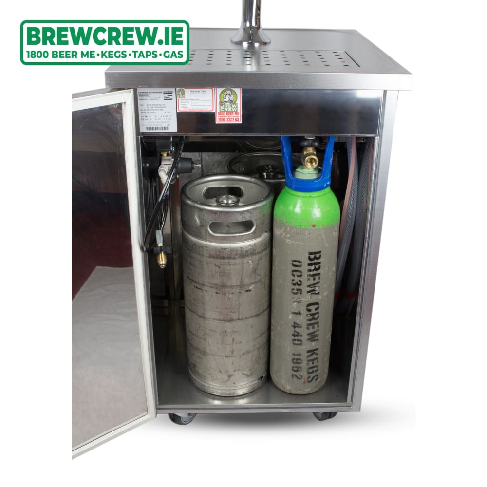 Naked Beerbar BT 30 Mobile Professional Keg Dispense Fridge