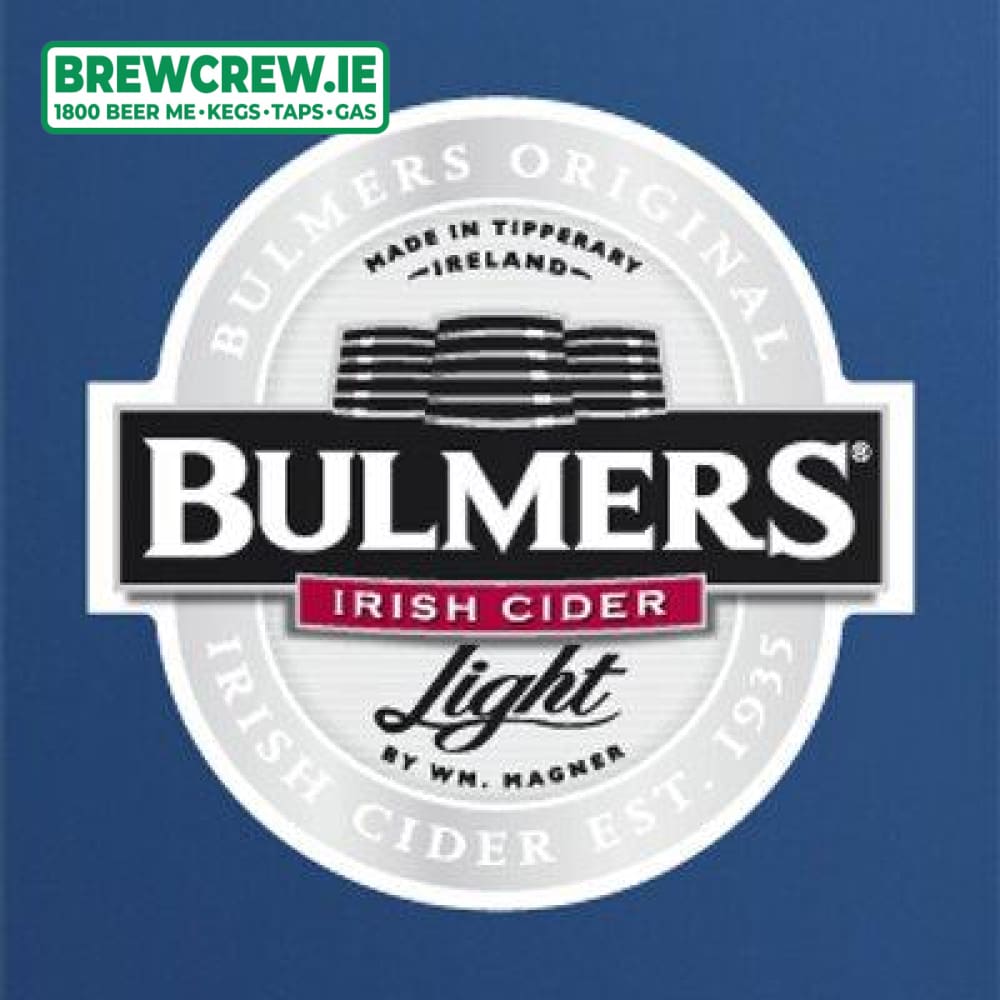 Bulmers - Light Cider - 4.5% ABV, 50l Keg (88 Pints) – Brew Crew Kegs